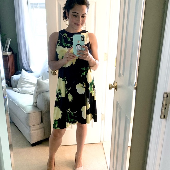 Floral Anne Klein Dress - Picture 3 of 10